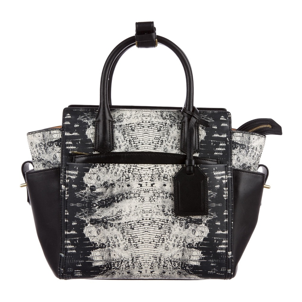 Reed Krakoff Atlantique Lizard Print Calfskin Tote